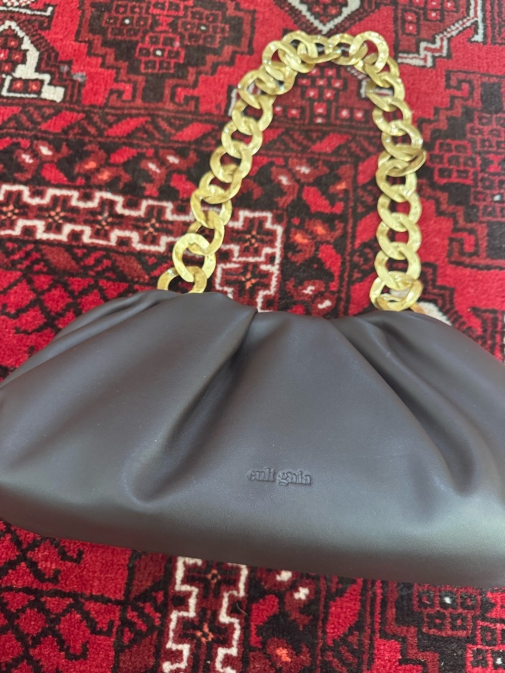 Cult Gaia Dulce Shoulder Bag Luwak Brown MSRP $598 NEW NWT - Picture 2 of 6